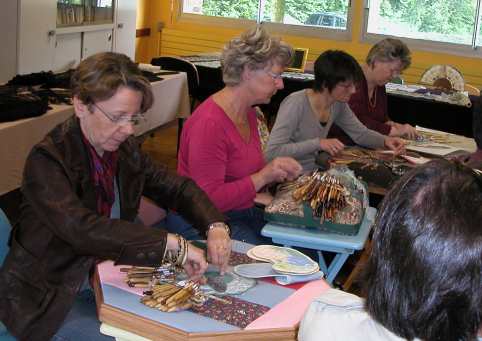  visite de dentelli�res espagnoles  - 16 mai 2008 