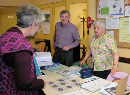visite de dentelli�res espagnoles  - 16 mai 2008   