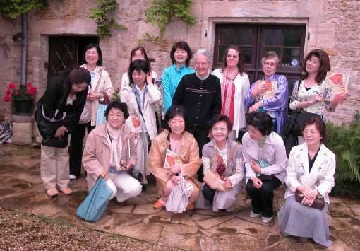  visite de dentelli�res JAPONAISES 10 juillet 2008  