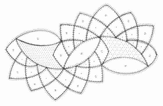  carton modele blonde de Caen Claudette Bouvot - 12ko